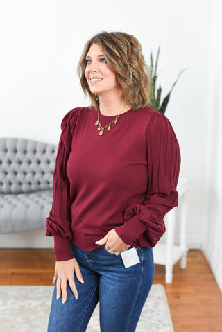 Gracie Balloon Sleeve Top