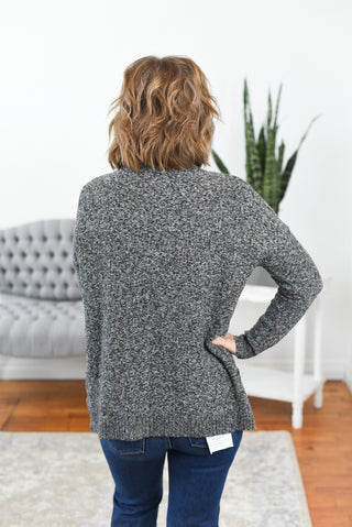 Laura Ribbed Mock Neck Sweater