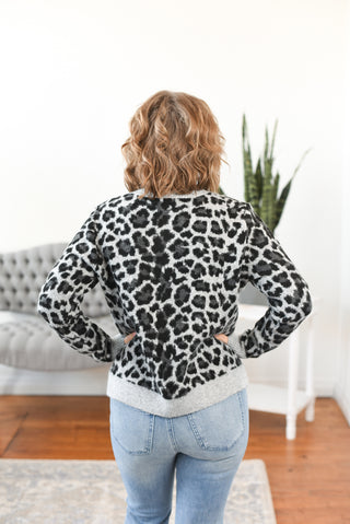 Geneva Animal Print Cardigan