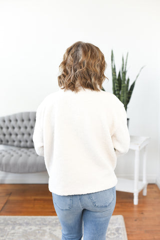 Mollie Denim Sherpa Contrast Jacket