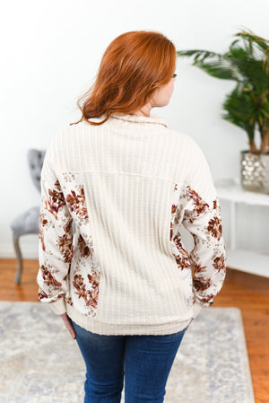 Judy Floral Sweater FINAL SALE