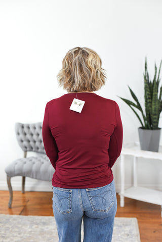 Ansley Microfiber Long Sleeve Tee