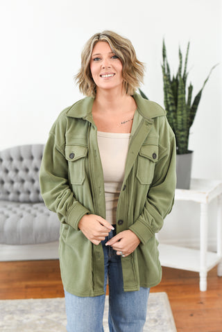 Express Yourself Shacket DOORBUSTER FINAL SALE