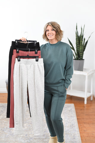 Snowdrift Cozy Scuba Jogger Bottoms DOORBUSTER FINAL SALE