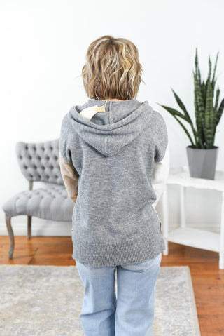 Mirah Color Block Sweater Hoodie