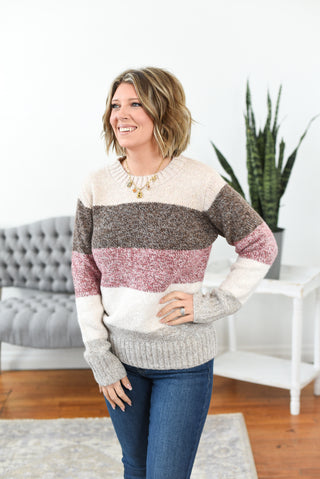 Maryn Color Block Sweater