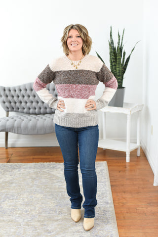 Maryn Color Block Sweater
