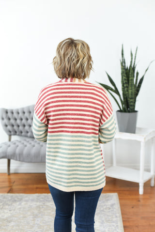 Tatym Striped Cardigan