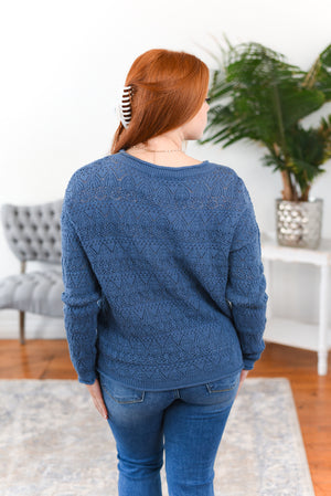 Lana Open-Knit Sweater