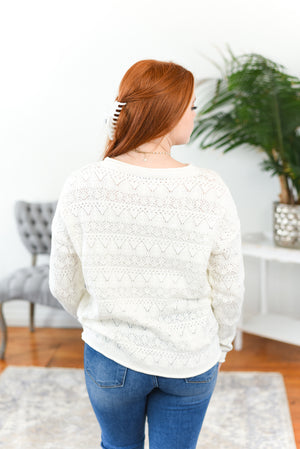 Lana Open-Knit Sweater