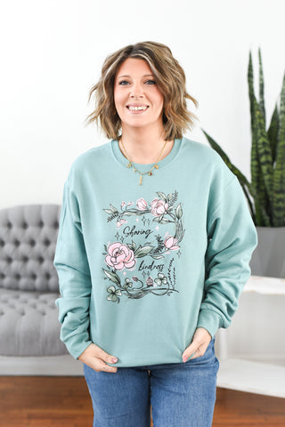 Sharing Kindness Pullover Sweatshirt