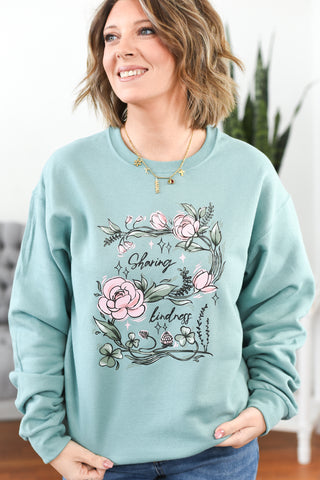 Sharing Kindness Pullover Sweatshirt