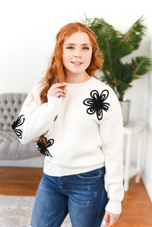 Logan Floral Sweater