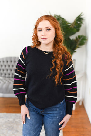 Jade Balloon-Sleeve Sweater