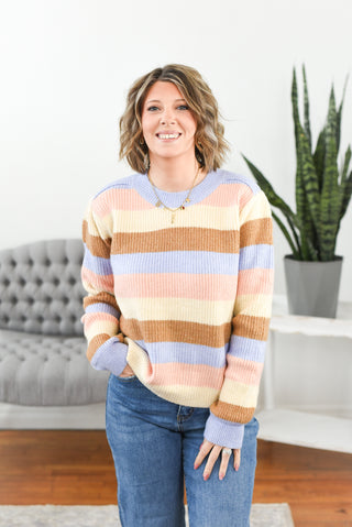 Oliviah Color Block Sweater