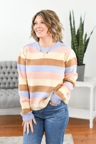 Oliviah Color Block Sweater