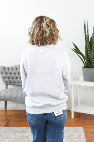 Emilie Mock Neck Sweatshirt