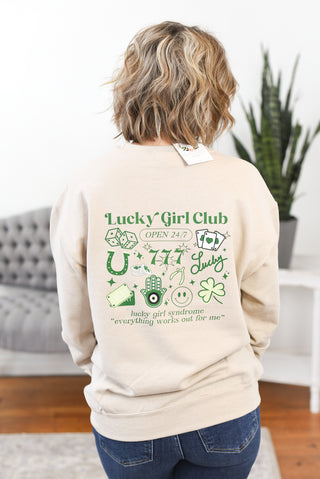 Lucky Girl Pullover Sweatshirt (MADE TO ORDER)