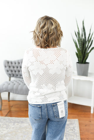 Daisee Open Knit Sweater Top