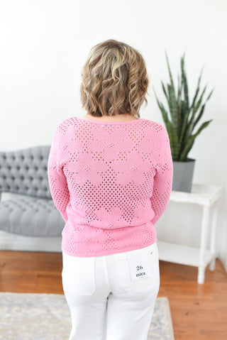 Daisee Open Knit Sweater Top
