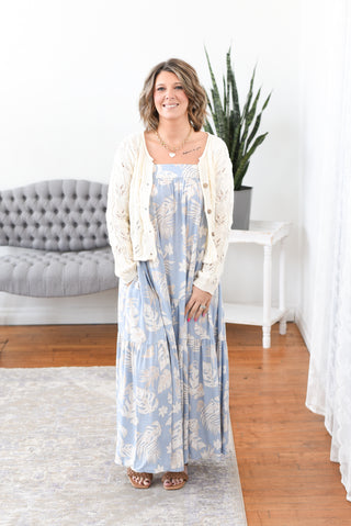 Lanie Tropical Maxi Dress
