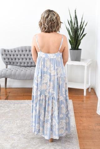 Lanie Tropical Maxi Dress