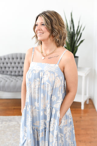 Lanie Tropical Maxi Dress