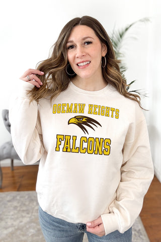 OHHS Falcon Head Pullover Sweatshirt (MADE TO ORDER)