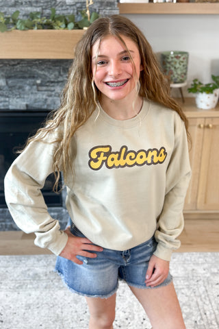 Falcons Glitter Pullover Sweatshirt