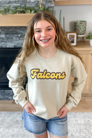 Falcons Glitter Pullover Sweatshirt
