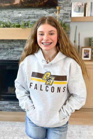 Falcons In Line Hoodie Sweatshirt