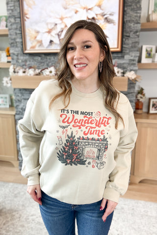 The Most Wonderful Time Pullover Sweatshirt (MADE TO ORDER)