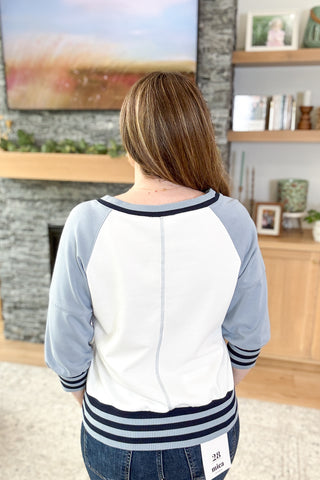 Varsity Nights Color Block Sweatshirt