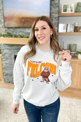 Retro Let's Go Falcons Pullover Sweatshirt
