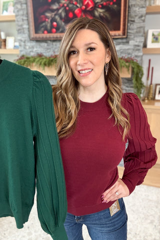 Gracie Balloon Sleeve Top