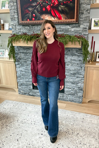 Gracie Balloon Sleeve Top