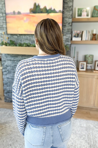 Amber Fields Textured Stripe Cardigan