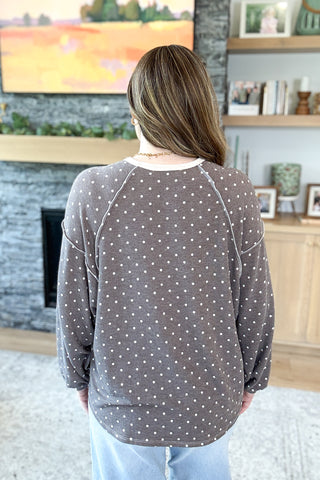 Lucy Polka Dot Knit Top
