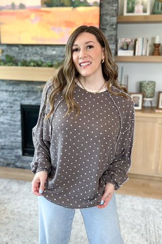 Lucy Polka Dot Knit Top
