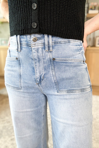 Sophee High Rise Wide Leg Ankle Mica Jeans