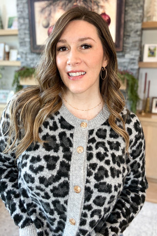 Geneva Animal Print Cardigan