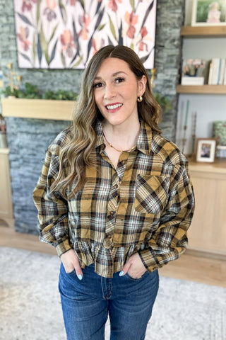 Cider House Plaid Button Down Top