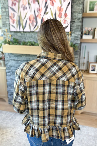 Cider House Plaid Button Down Top