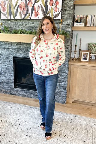 Halfzip Sweatshirt - Cherry On Top