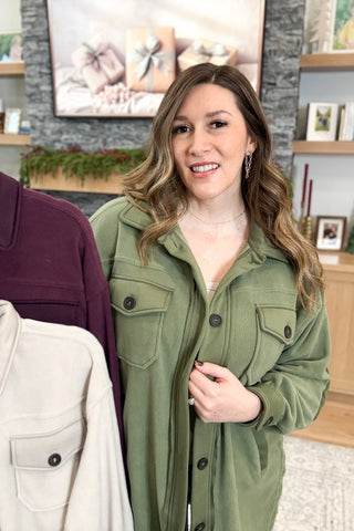 Express Yourself Shacket DOORBUSTER FINAL SALE