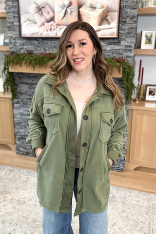 Express Yourself Shacket DOORBUSTER FINAL SALE