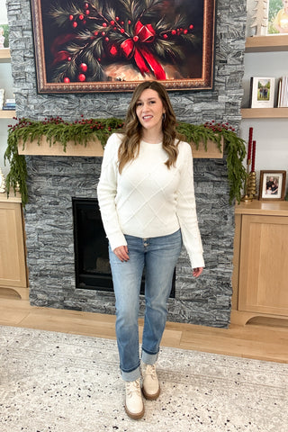 Jolie Mid Rise Slim Straight Button Fly Kancan Jeans