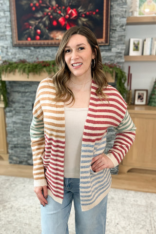 Tatym Striped Cardigan