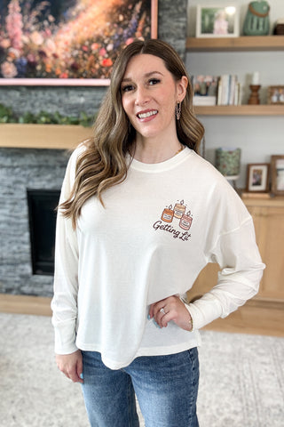 Get Lit Boxy Long Sleeve - Pocket Logo