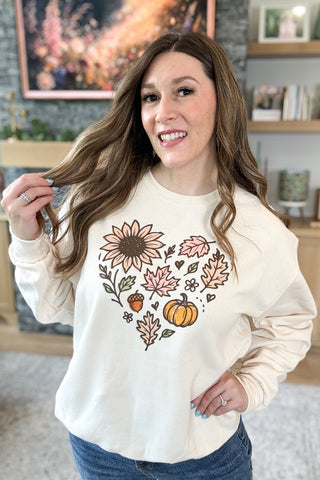 The Heart of Autumn Pullover Sweatshirt